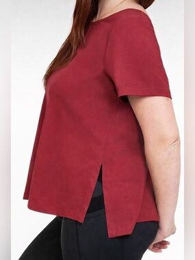 Phoenix Women's Paros Side Slit Tee - NWT - Size L